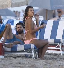 Devin Brugman In A Pink Bikini In Miami AZNude