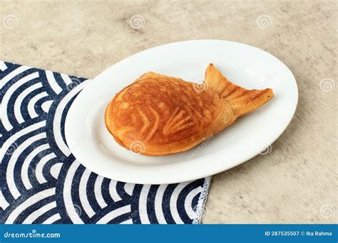 japanese taiyaki sweet dessert  fish shape stock image image