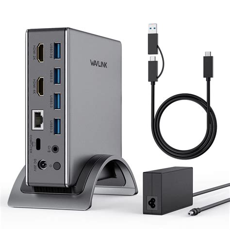 Док-станция для ноутбука USB-адаптер 10-In-1 HUB разветвитель Двойной ...