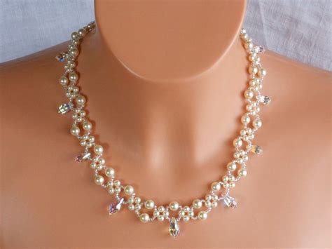 Swarovski Crystal Bridal Necklace Wedding Jewelry From Akcrystalbead By