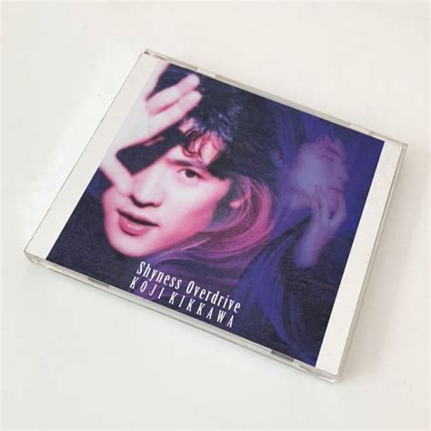 【やや傷や汚れあり】吉川晃司 初回盤 Shyness Overdrive Cd アルバム メタリックステッカージャケット ピクチャーcd