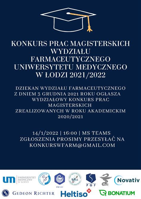 Konkurs Prac Magisterskich Zrealizowanych W Roku Akademickim