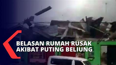 Video Detik Deting Puting Beliung Terjang Belasan Rumah Di Temanggung