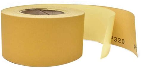 320 Grit Sandpaper Roll 2 3 4 X20yd Sticky Back Psa Self Adhesive Sanding Paper Ebay