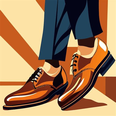Premium Vector Man Stylish Shoes