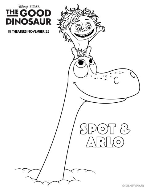 The Good Dinosaur Coloring Pages and Activity Sheets #GoodDino # ...