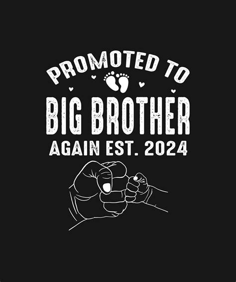 Promoted To Big Brother Again 2024 Pregnancy Announcement Drawing By