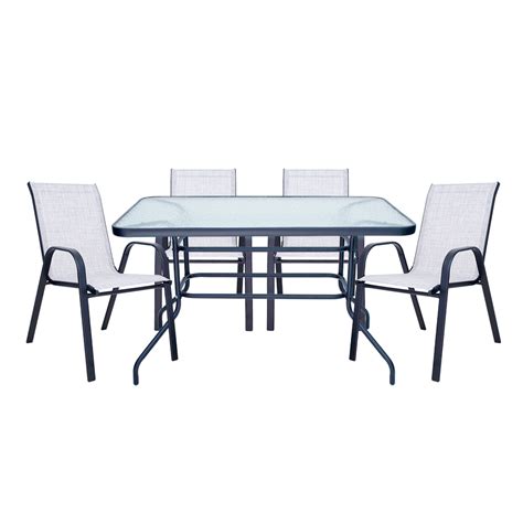 Mesa Retangular E 6 Cadeiras Nude Preto AJ Import