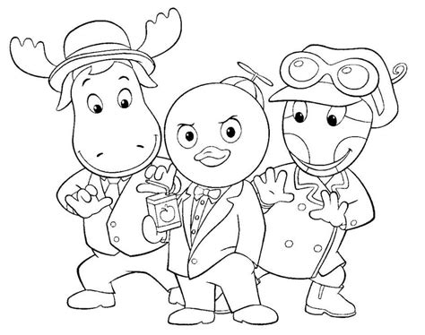 Desenho Do Backyardigans Para Colorir - 8