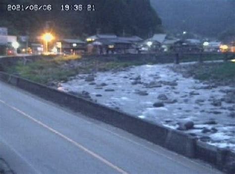 長良川・歩岐島ライブカメラと雨雲レーダー/岐阜県郡上市白鳥町