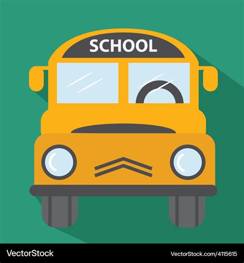 School Bus Royalty Free Vector Image Vectorstock