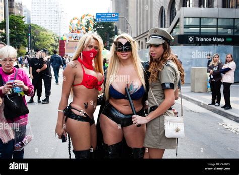 SAO PAULO BRAZIL 10th Jun 2012 Sao Paulo Gay Pride Parade 16th Edition Participants In