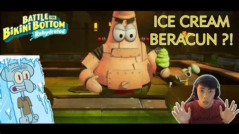 Squidward Sampe Beku Spongebob Battle For Bikini Bottom Indonesia Part Youtube