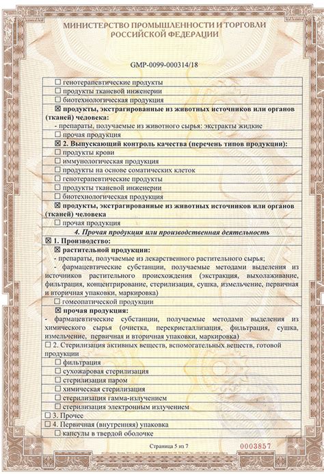 Международный стандарт GMP - Мой сертификат