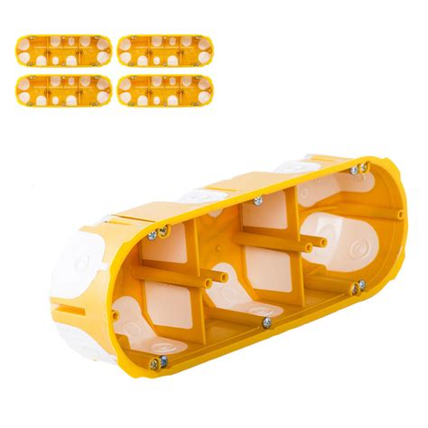 Kopos 50. Трехместный герметичный подрозетник в дерево, гипсокартон ...