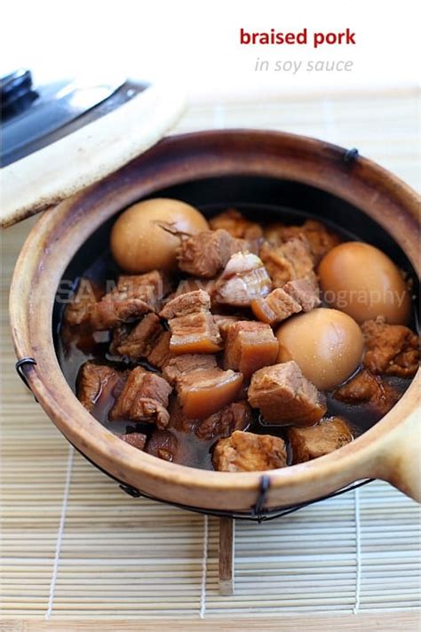 Braised Pork Belly In Soy Sauce Tau Yew Bak Easy Delicious Recipes