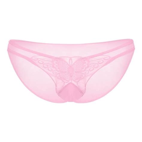 Iixpin Slip Transparent Homme Sexy Sissy String Dentelle Lingerie Jockstrap Gay Tanga Underwear