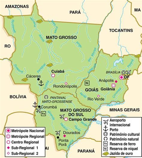Mato Grosso Fica Em Qual Regiao - Regiões Geográficas do Brasil
