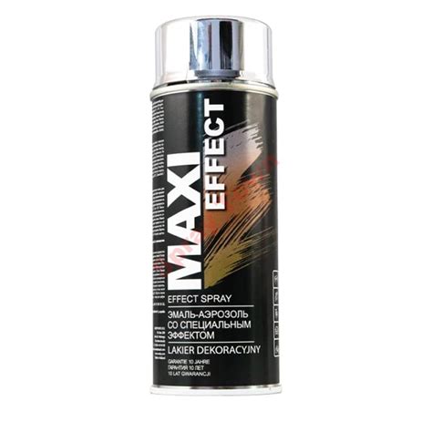 Maxi Effect Chrome 400ml - хромированная аэрозольная краска (эмаль)