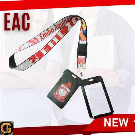 jg  eac emilio aguinaldo college lanyards durable id lace