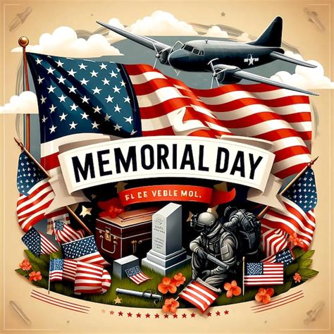 Premium PSD Memorial Day