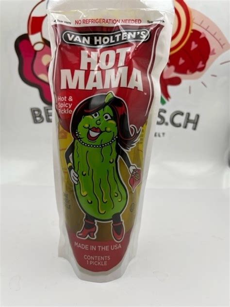 Van Holtens Hot Mama Pickle196g Bestsweets