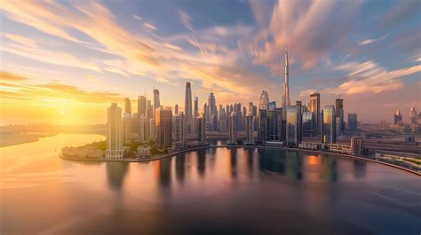 premium photo stunning dubai cityscape skyline  highresolution