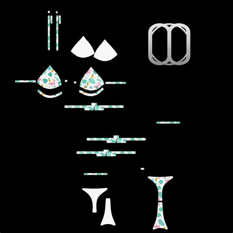 D Model SUMMER BIKINI W MD File And Obj File D Model D Model VR AR Low Poly CGTrader