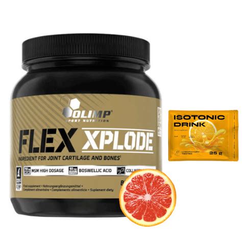 OLIMP FLEX XPLODE 360 g OCHRONA STAWÓW I KOŚCI + IZOTONIK ELEKTROLITY ...