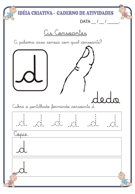 Atividades Letra D Educação Infantil Ideia Criativa - Atividades Letra D Educação Infantil Ideia Criativa - RETOEDU