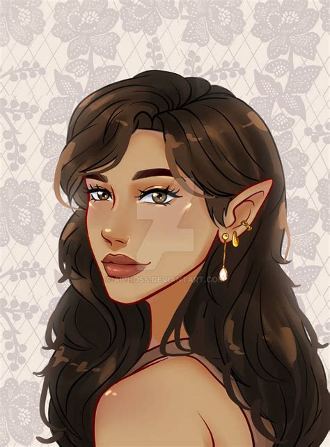 High Fae Portait Commission By Aiphoss On Deviantart