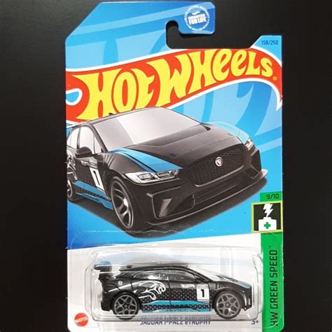 Mattel Other Jaguar Ipace Etrophy Hot Wheels Green Speed Collection Car Black Poshmark