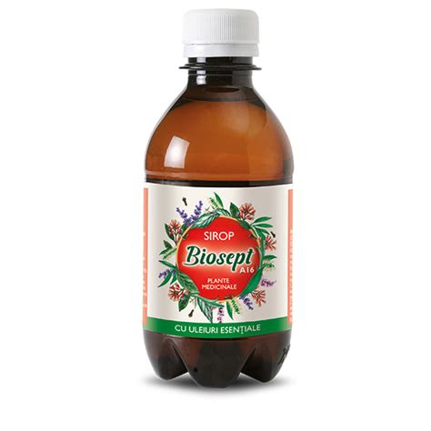 Biosept sirop, A16, 250 ml, Fares : Farmacia Tei online