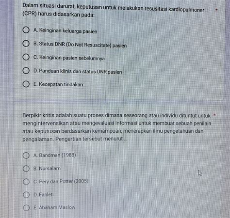 situasi darurat keputusan  studyx