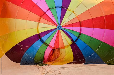 Blowing Up Hot Air Balloons By Stocksy Contributor Bisual Studio