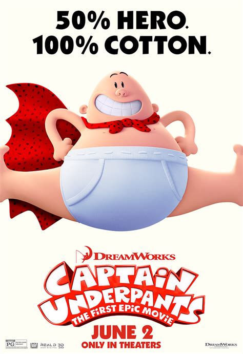 Captain Underpants Movie 2 Poster : Amazon Com Kirbis Captain ...