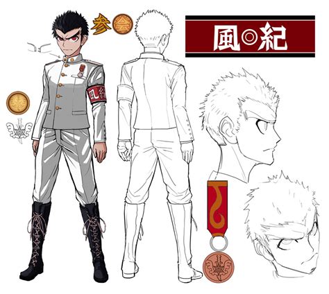 Kiyotaka Ishimaru Concept Artwork Danganronpa Trigger Happy Havoc