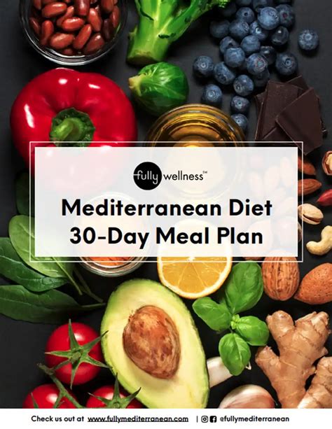 Mediterranean Diet 30 Day Meal Plan Pdf Pdf Fully Mediterranean