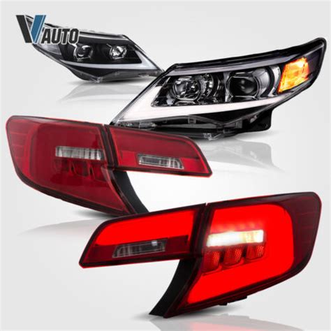 Faros Led Luces Traseras Rojas Transparentes Para Proyector Drl