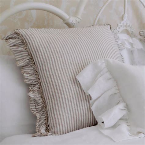 ruffled euro sham linen euro sham bed pillow cover cushion cover