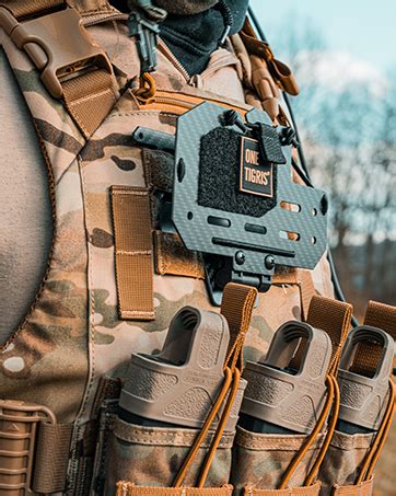 OneTigris Tactical Phone Holder MOLLE Cell Phone Chest Mount Vest