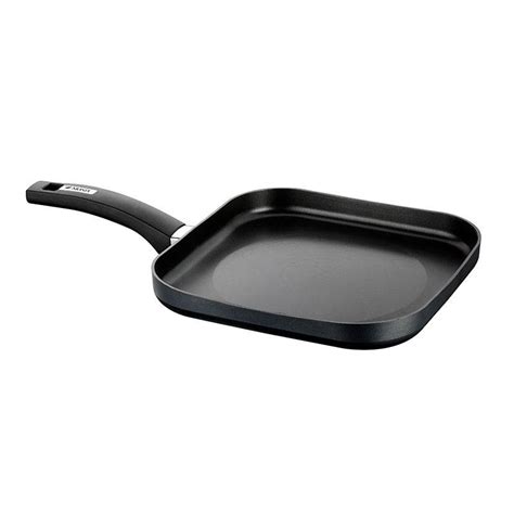 Monix 28cm Flat Grill Pan Resistant Plus Range Stamped Aluminium