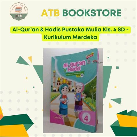 Jual Buku Al Quran And Hadis Kelas 1 2 3 4 5 6 Mi Kurikulum Merdeka