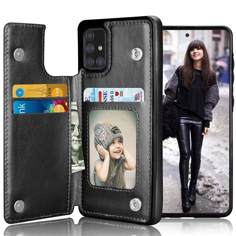 Tiflook Samsung Galaxy A51 5g Wallet Case Minimalist Pu Leather Id Cash