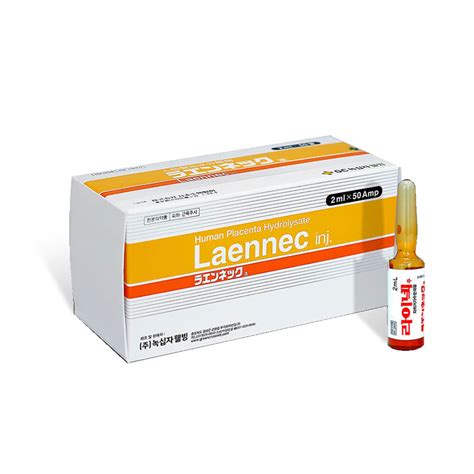 Laennec Inj.: Rejuvenate with Placenta Extract