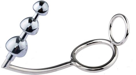 Amazon Stainless Steel Butt Plug Prostate Massager Penis Scrotum Ring Sex Toys Men Metal