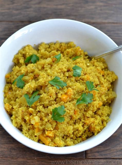 Curried Quinoa To Simply Inspire