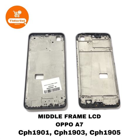 Jual MIDDLE FRAME LCD OPPO A7 BEZZEL TULANG TENGAH OPPO CPH1901