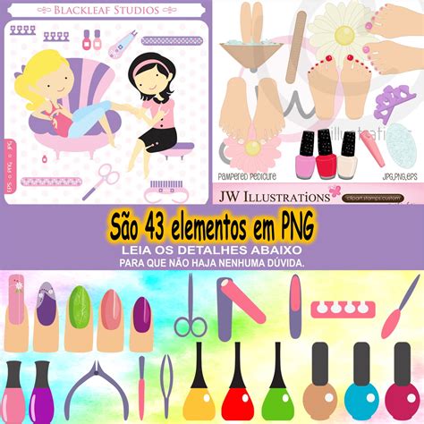 Kit Digital Manicure Pedicure no Elo7 Criando Novas Idéias 15D999E