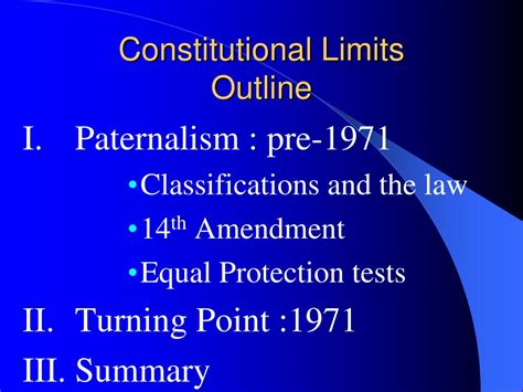 Ppt Constitutional Limits On Sex Based Discrimination Note Kw Kay West Text Bfw Blau